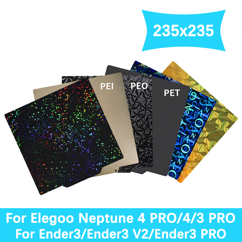 Creality Printer K1 - 235x235mm PEI PEO PET PEY Lamiera