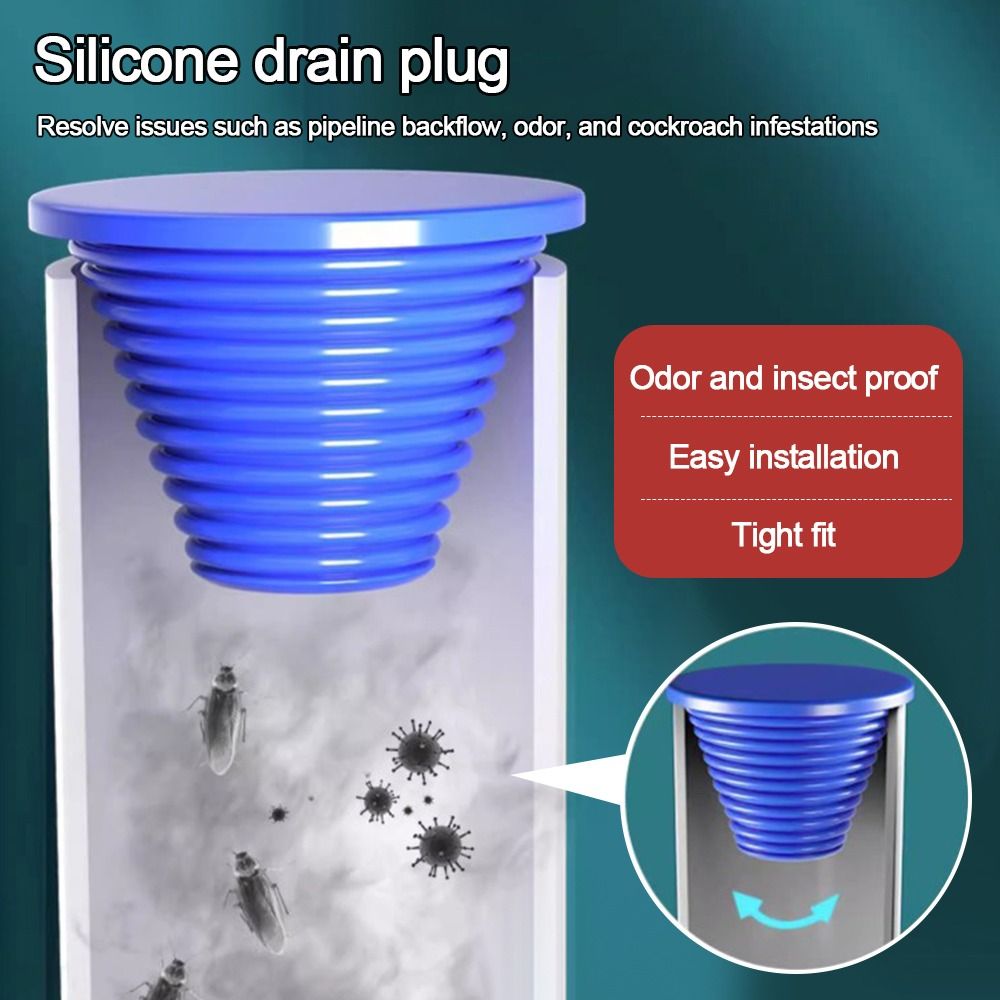 Drain Pipe Clip - Anello di tenuta in silicone per
