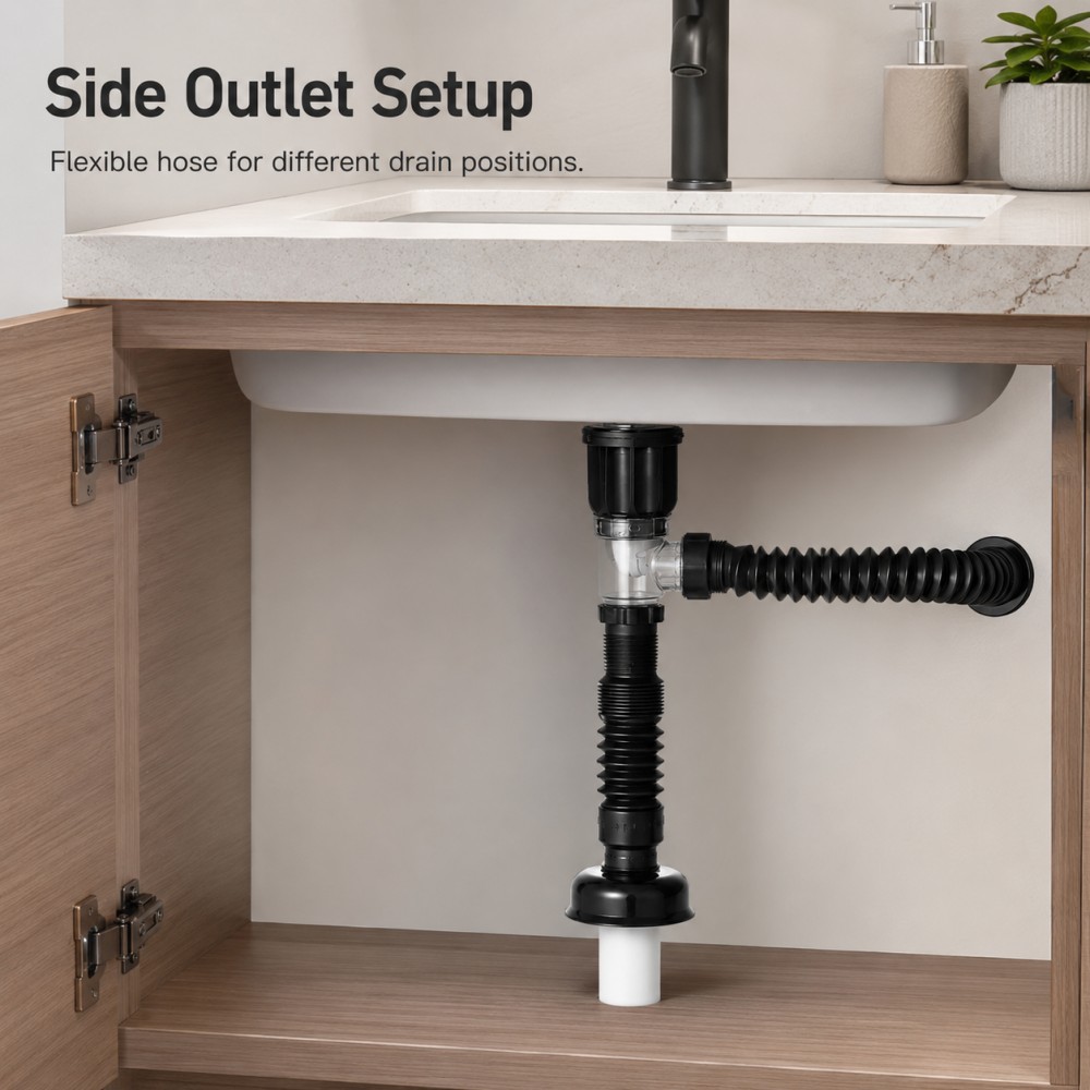 Set di scarico per lavabo da b - Drain Pipe Clip recensione e prezzo