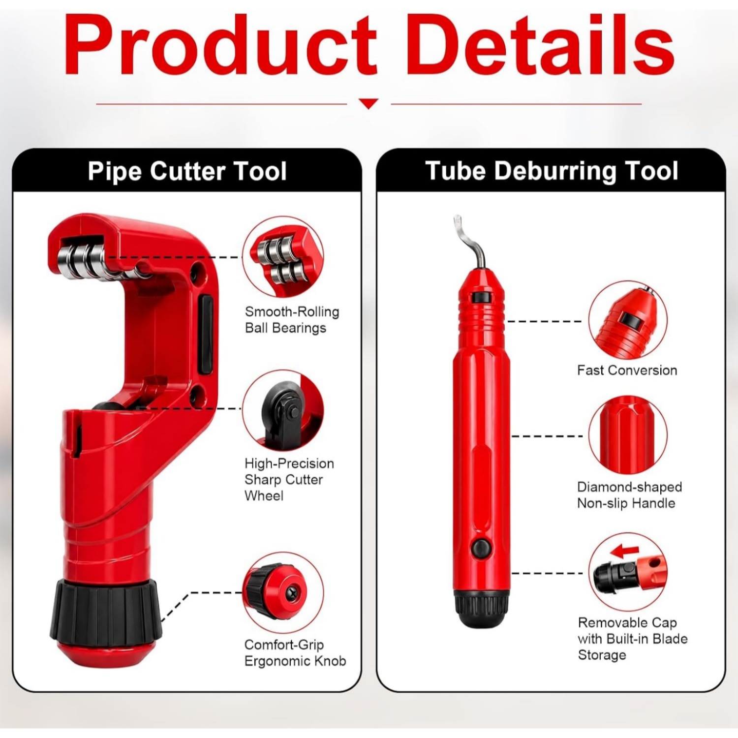 Set di 4 Tagliatubi per Impieg - Pipe Cutter Ratchet recensione e prezzo