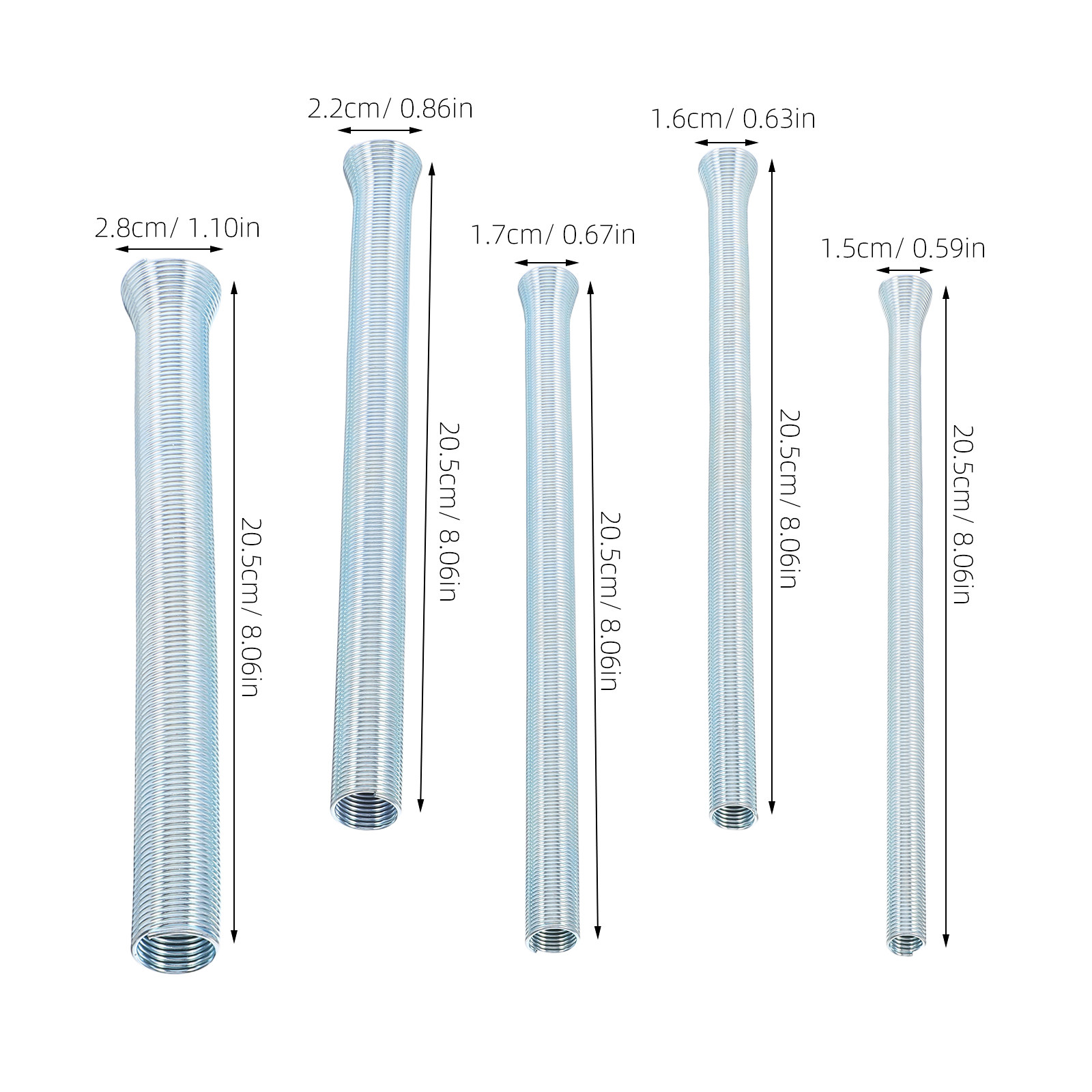 Kit piegatubi a molla da 5 pez - Pipe Bending Spring recensione e prezzo