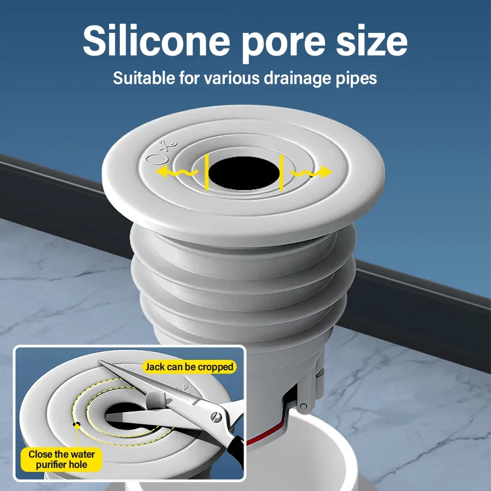 70-75mm Silicone Scarichi Lave - Drain Pipe Clip recensione e prezzo